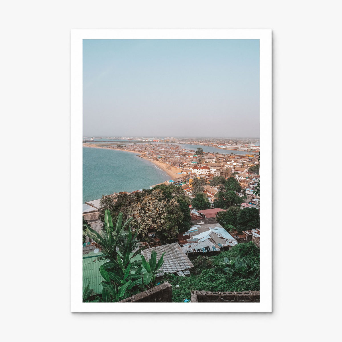 Monrovia Photo Poster, print only (unframed), white border