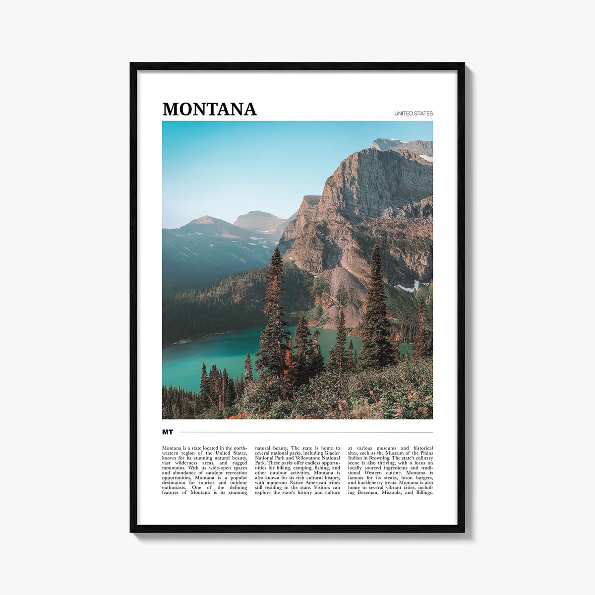 Montana Travel No 1 Poster