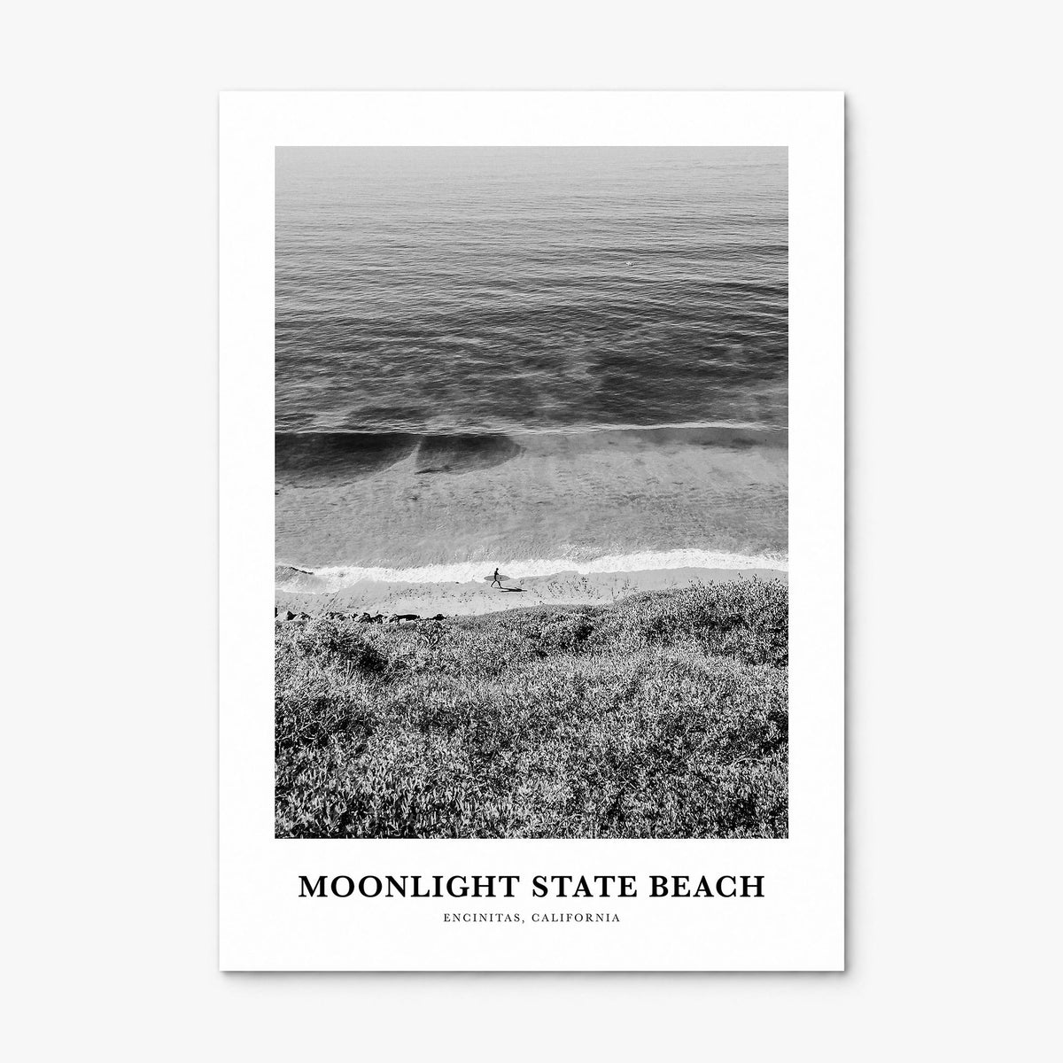 Moonlight State Beach Classic Poster, print only (unframed)