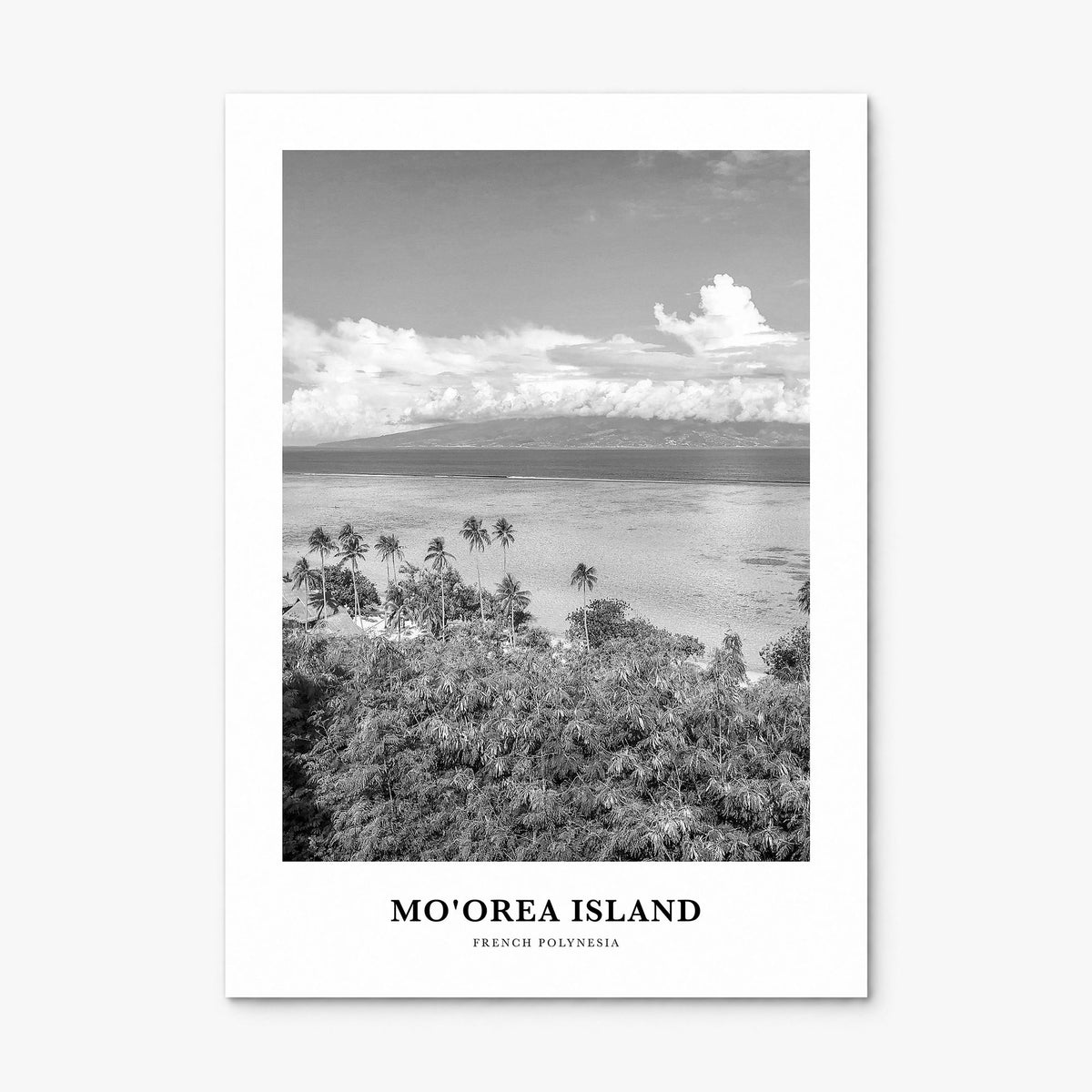 Moorea Island Classic Poster, print only (unframed)