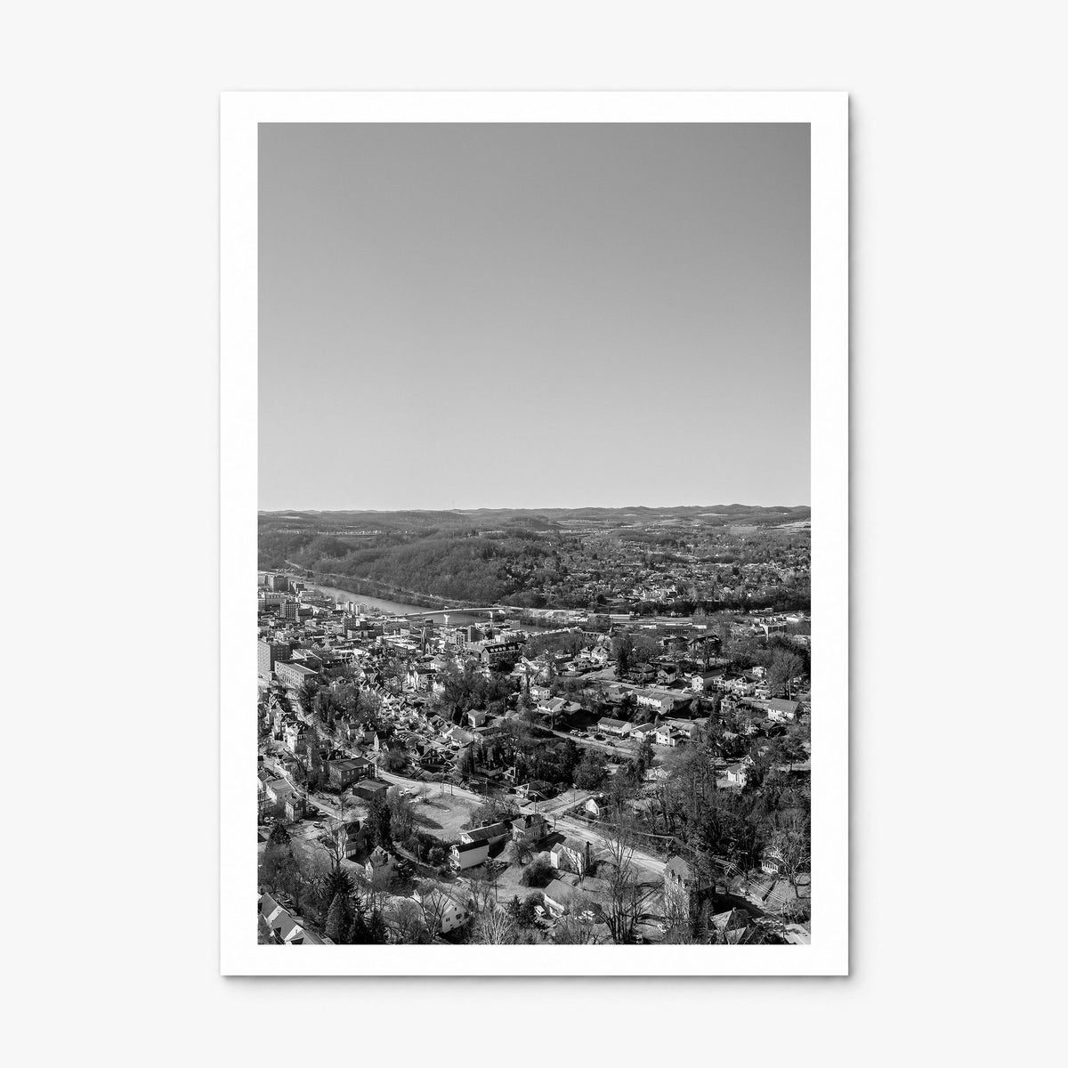 Morgantown Photo Poster, print only (unframed), white border