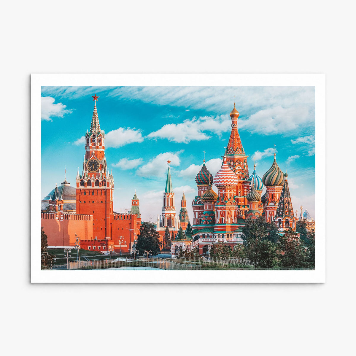 Moscow, Russia Photo Poster, print only (unframed), white border