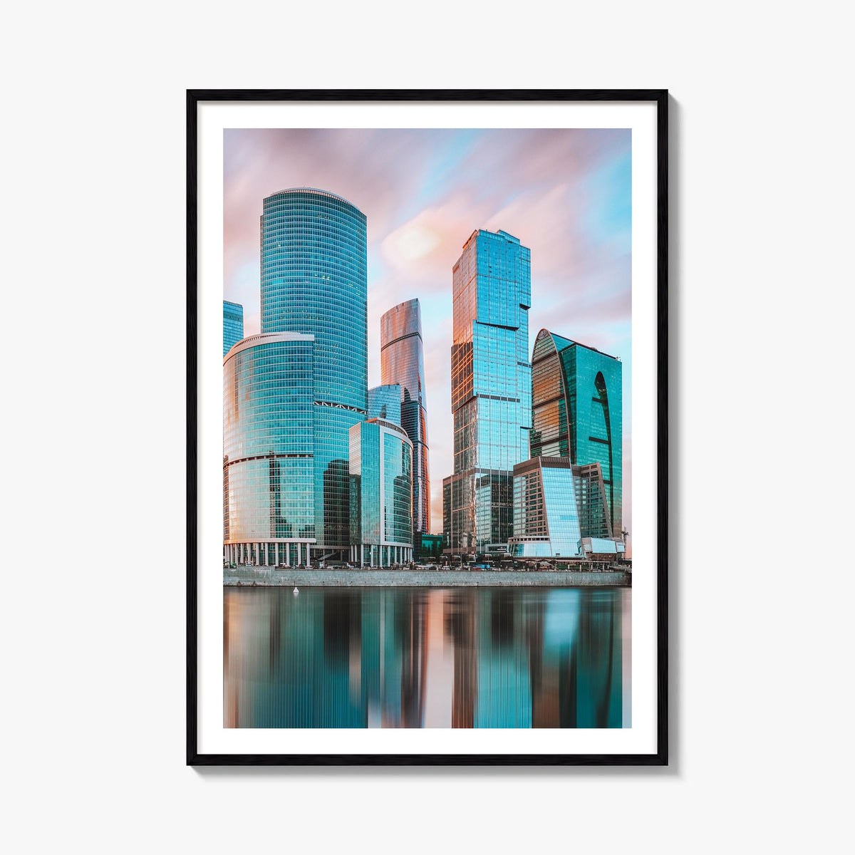Moscow, Russia no. 2 colorful photo poster of Russia – vertical wall art, unframed print shown in interior mockup