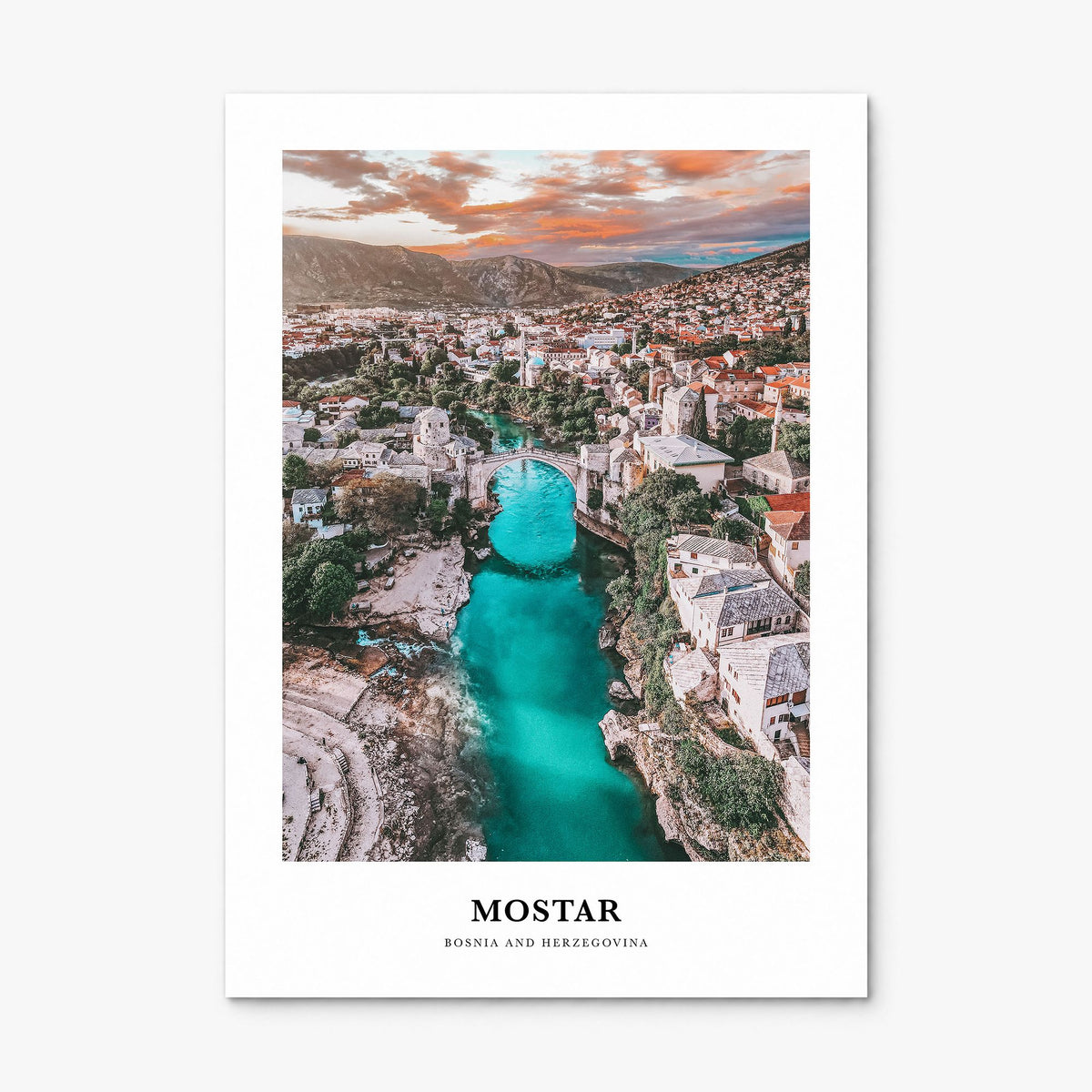 Mostar Classic Poster, print only (unframed)