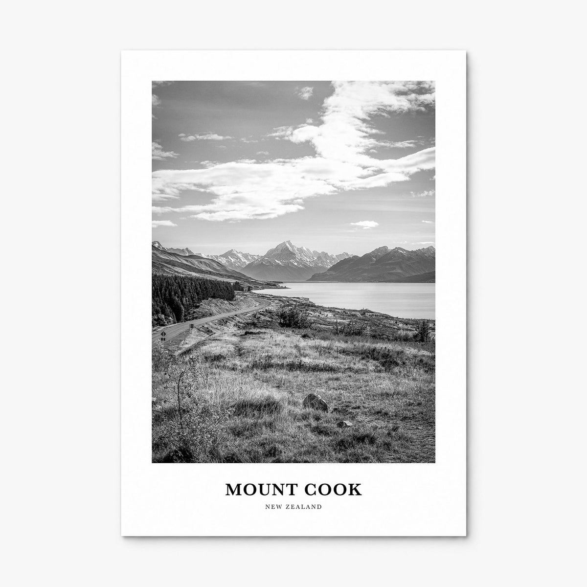 Mount Cook Classic Poster, print only (unframed)