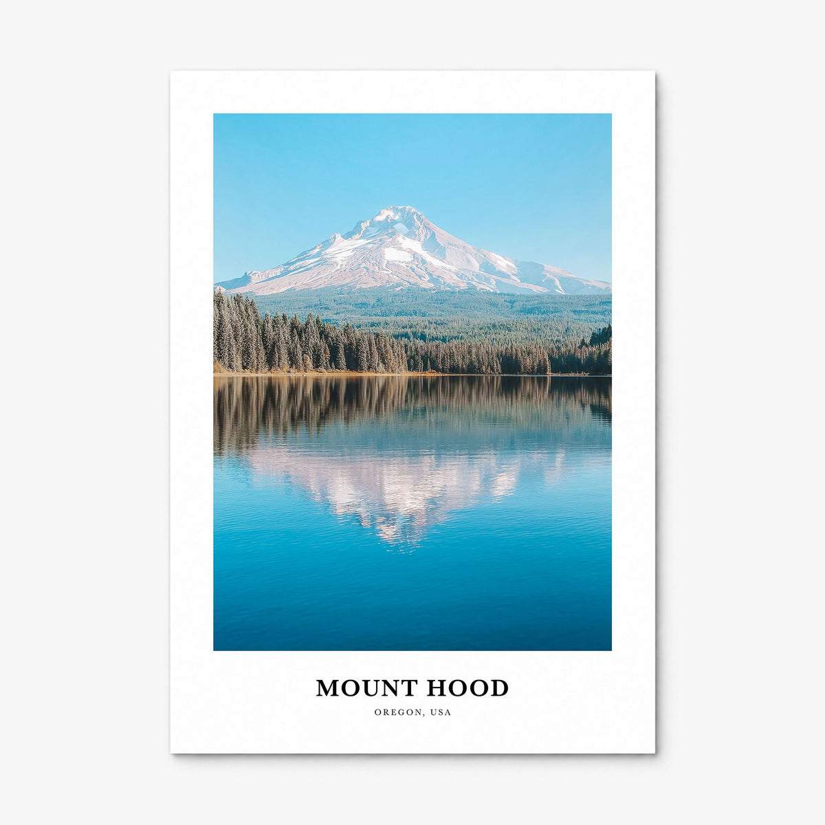 Mount Hood Classic Poster, print only (unframed)