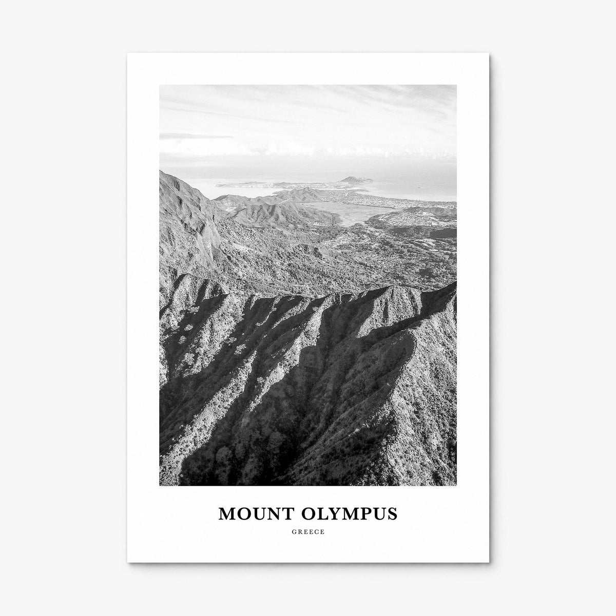 Mount Olympus Classic Poster, print only (unframed)