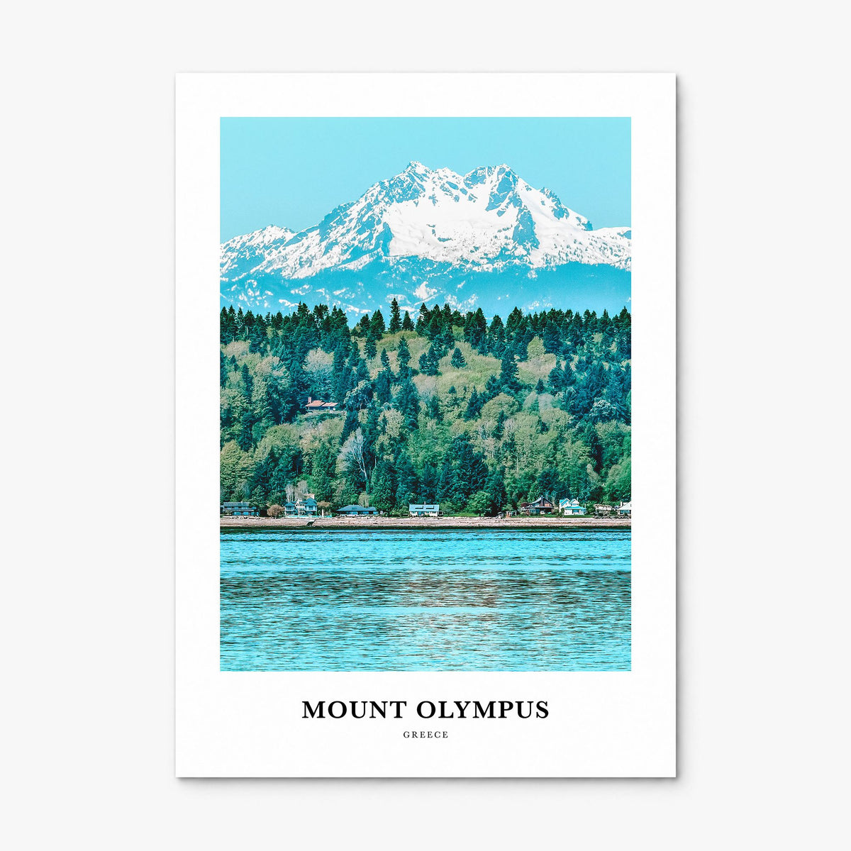 Mount Olympus Classic Poster, print only (unframed)