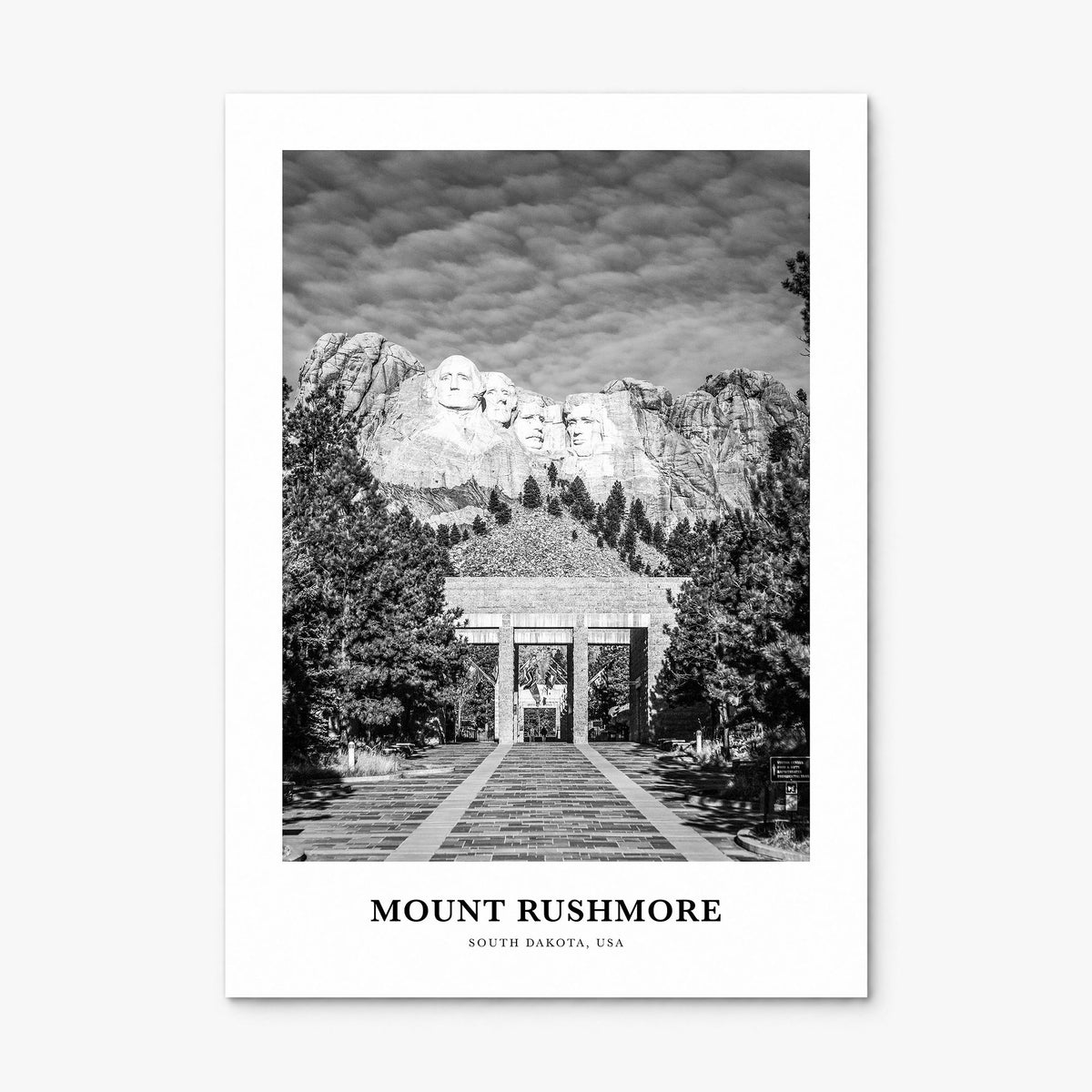 Mount Rushmore Classic Poster, print only (unframed)