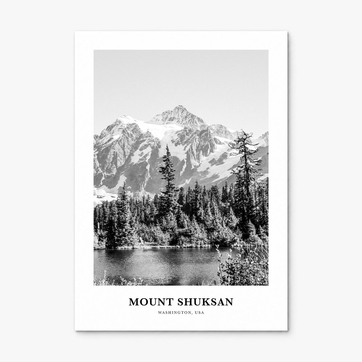 Mount Shuksan Classic Poster, print only (unframed)