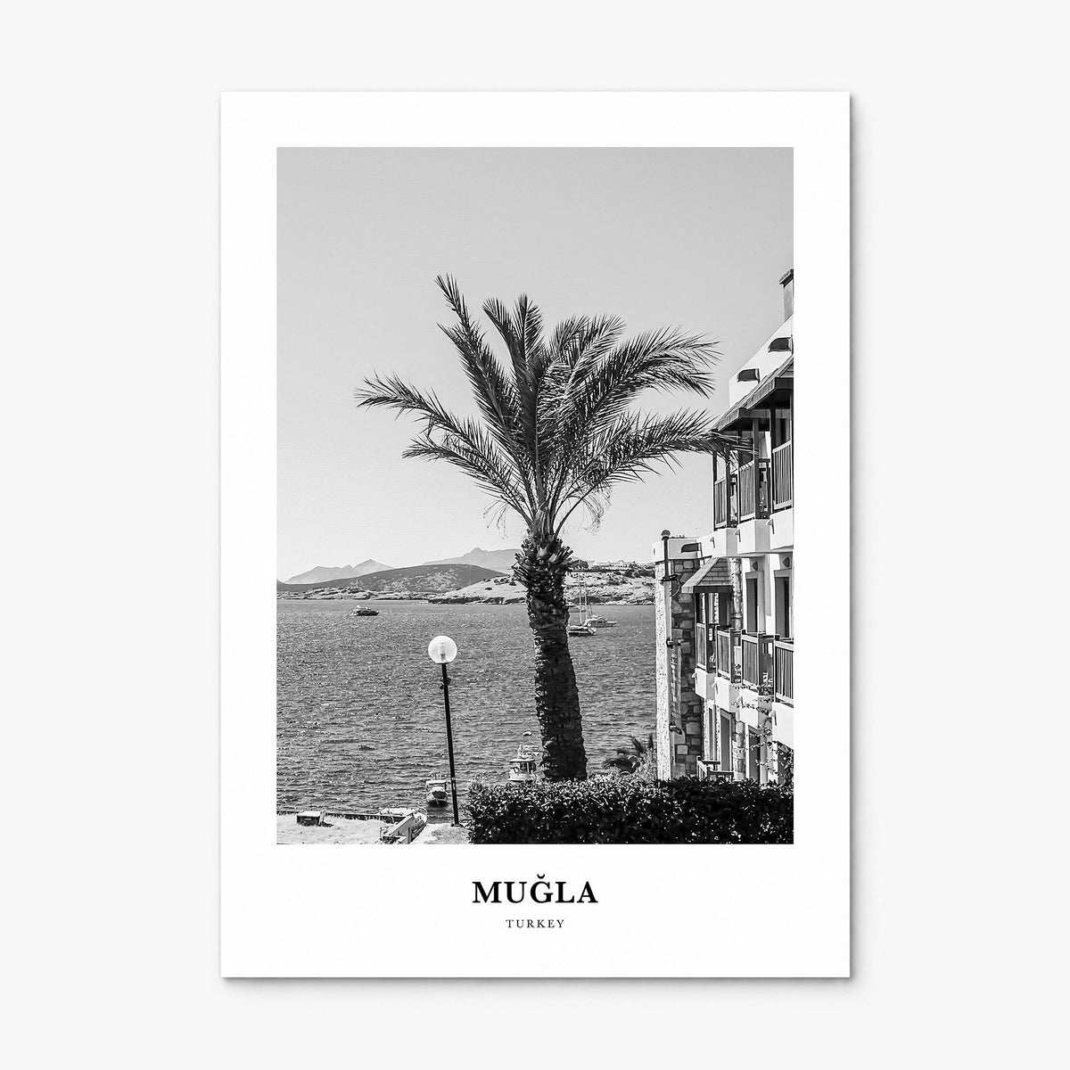 Muğla Classic Poster, print only (unframed)