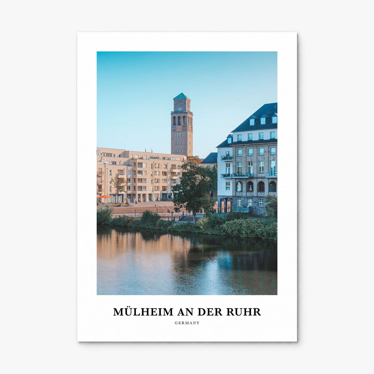 Mülheim an der Ruhr Classic Poster, print only (unframed)