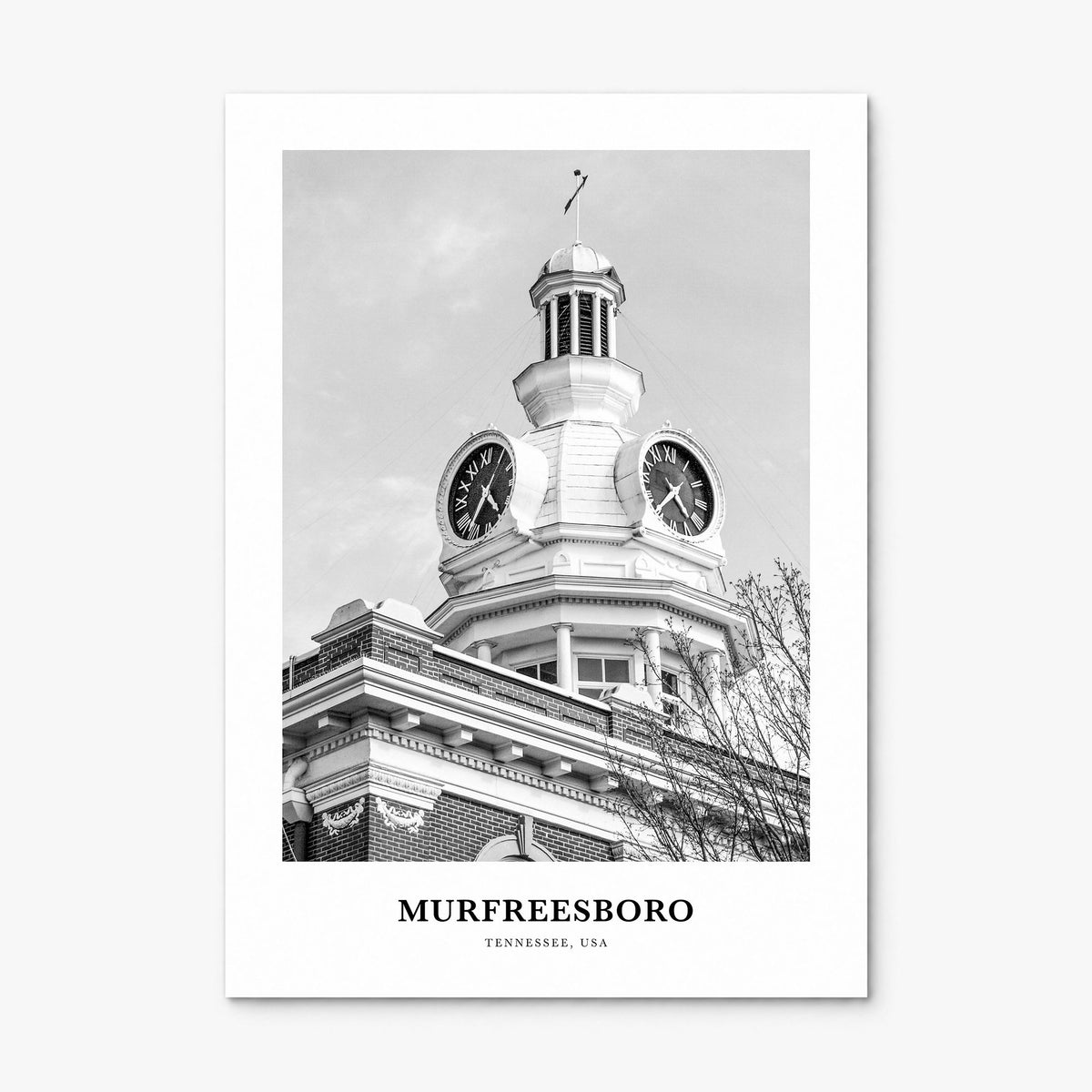 Murfreesboro Classic Poster, print only (unframed)