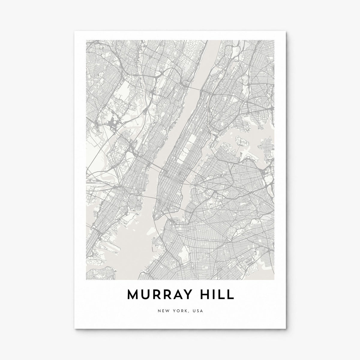 Murray Hill Map Poster, print only (unframed)