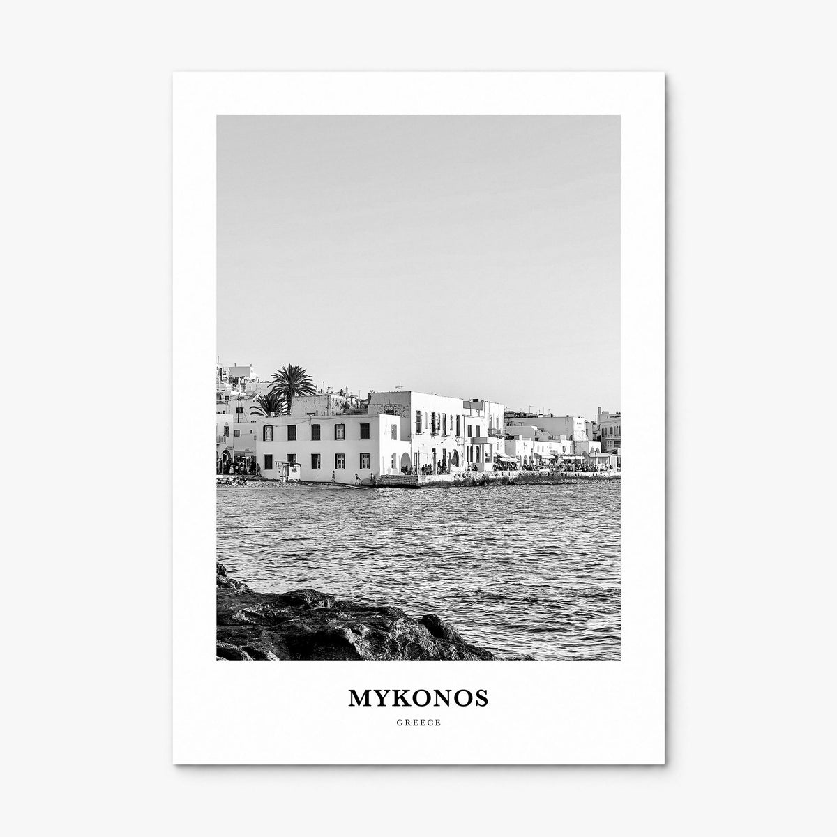 Mykonos Classic Poster, print only (unframed)
