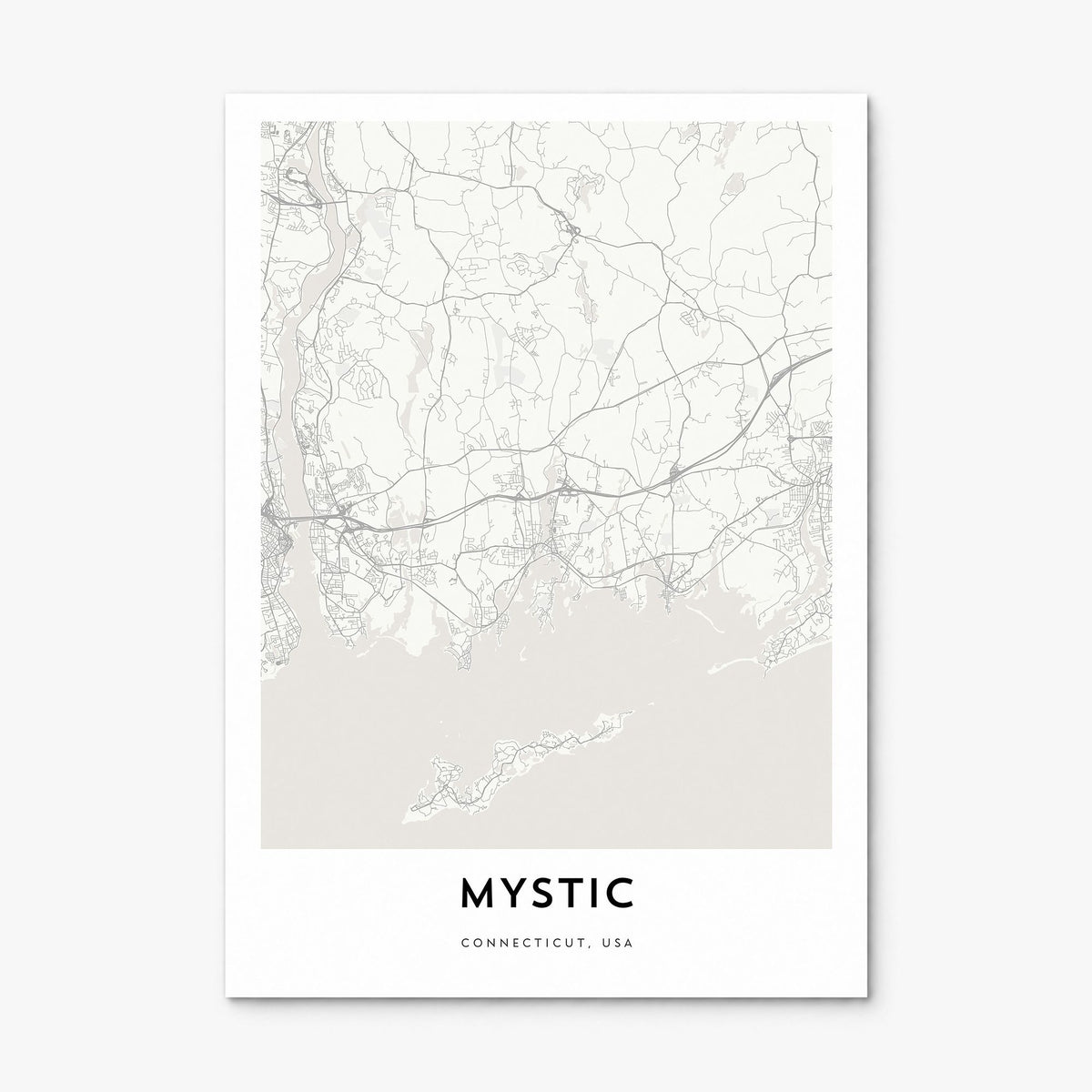 Mystic Map Poster, print only (unframed)