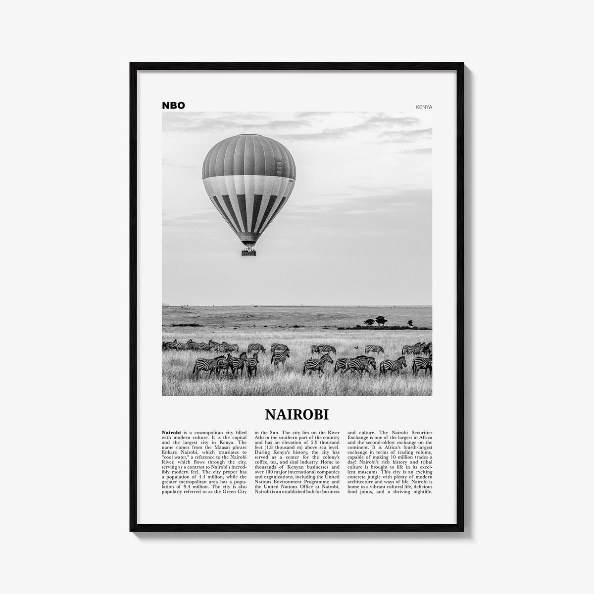 Nairobi Newspaper No 2 Poster