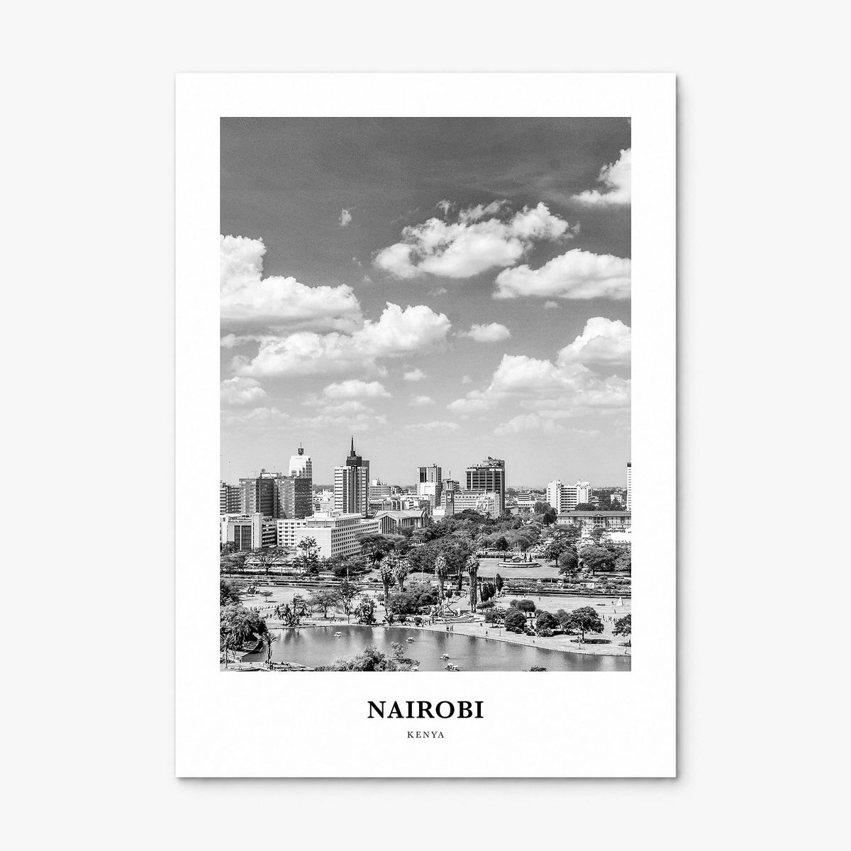 Nairobi Classic Poster, print only (unframed)