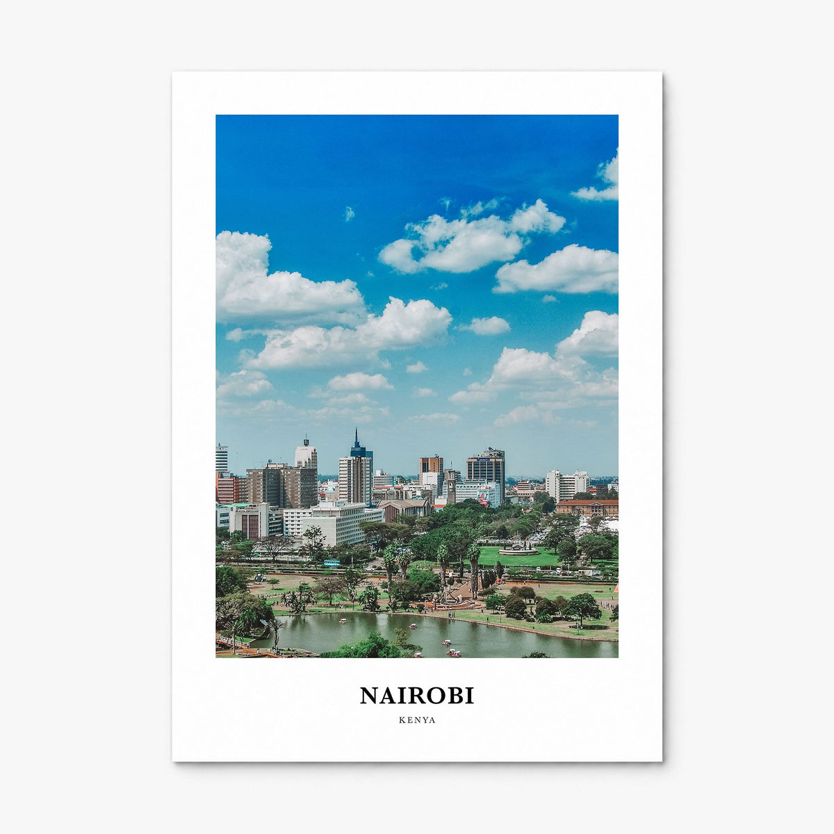 Nairobi Classic Poster, print only (unframed)