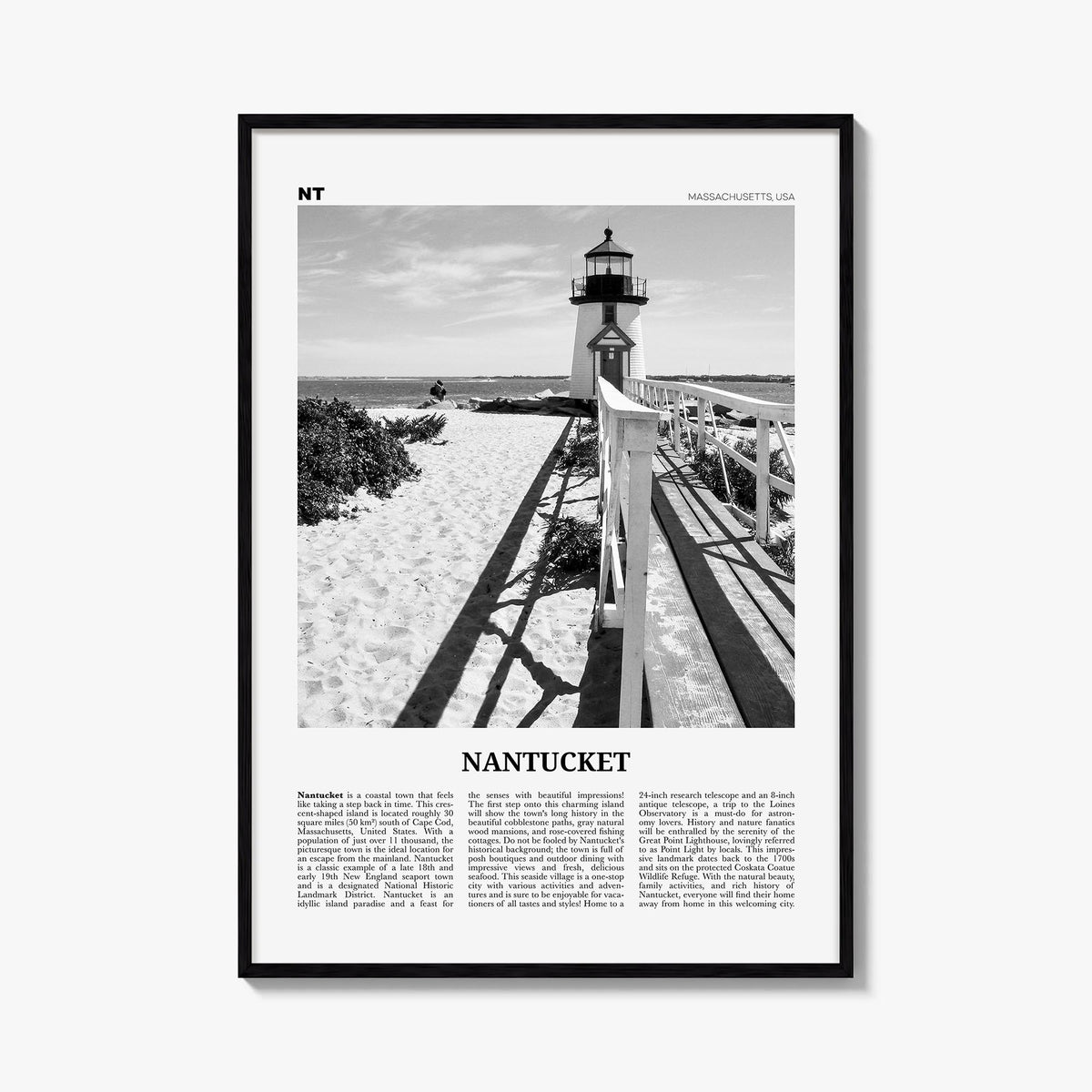 Nantucket Newspaper Poster