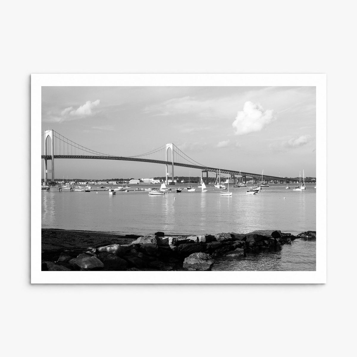 Narragansett Photo Poster, print only (unframed), white border
