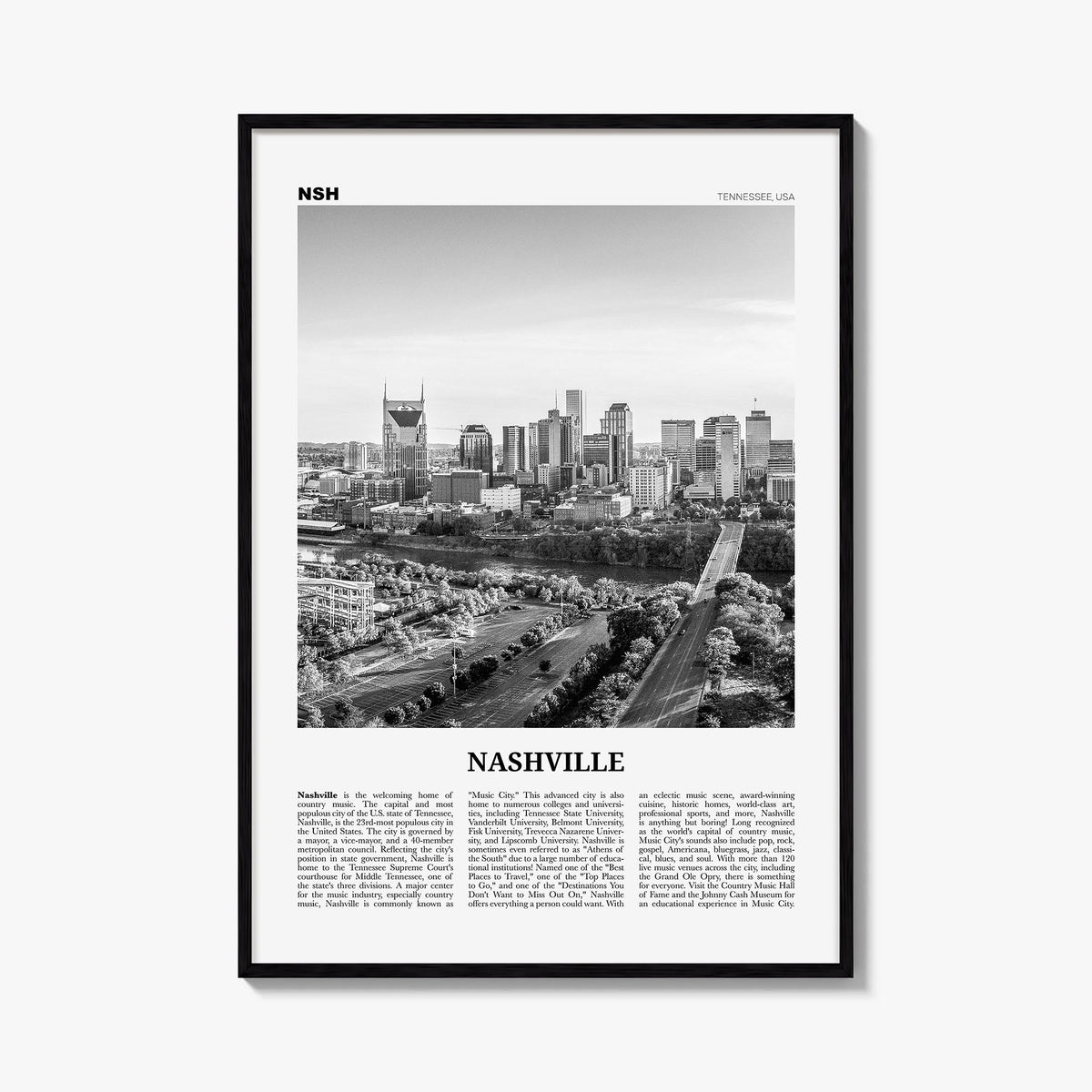 Nashville Newspaper No 2 Poster