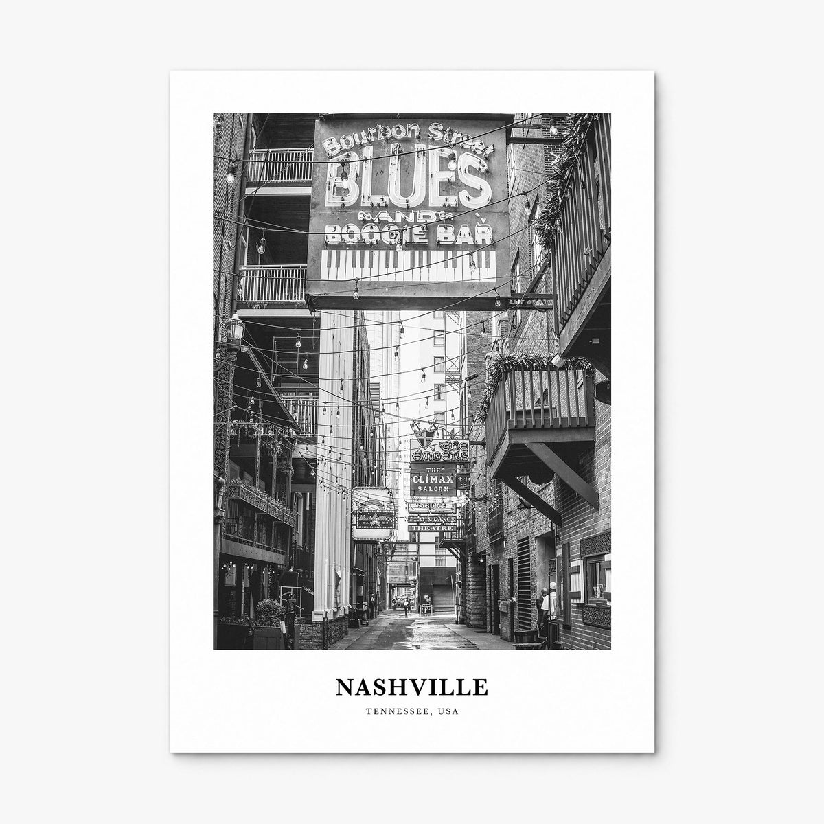 Nashville Classic No 3 Poster, print only (unframed)