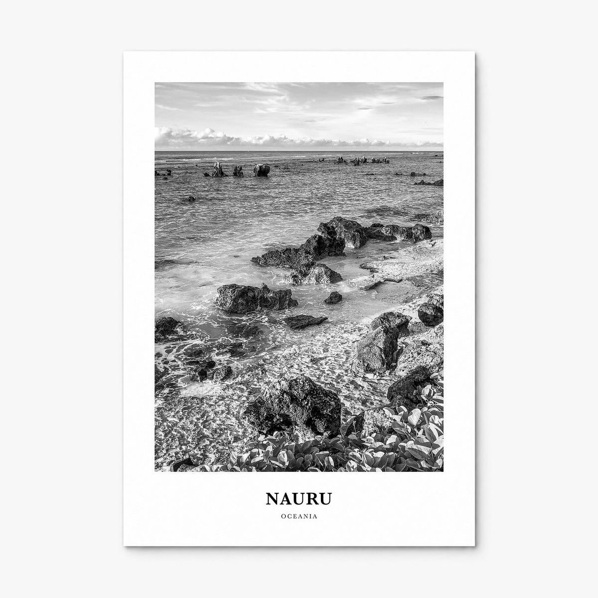 Nauru Classic Poster, print only (unframed)