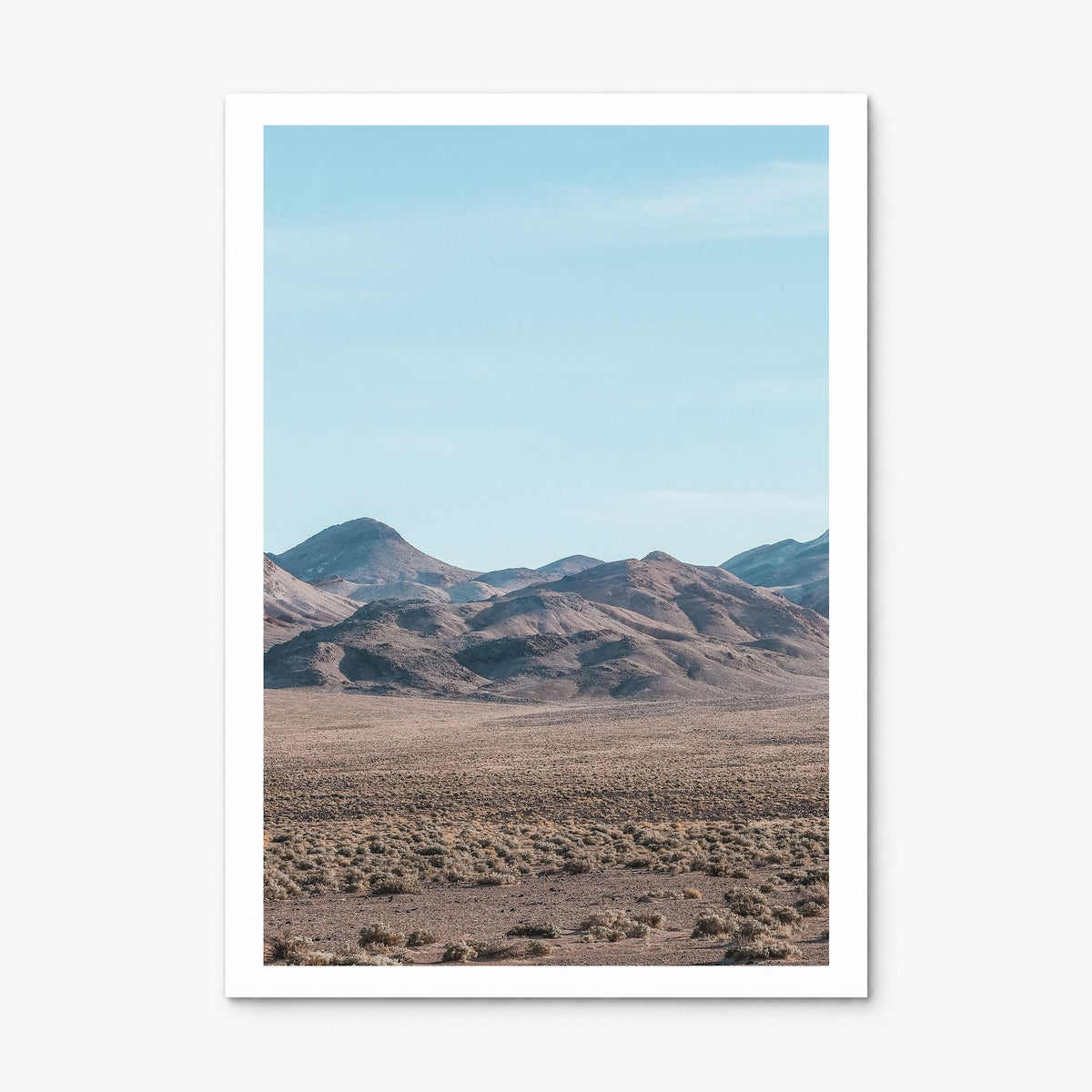 Nevada Photo Poster, print only (unframed), white border