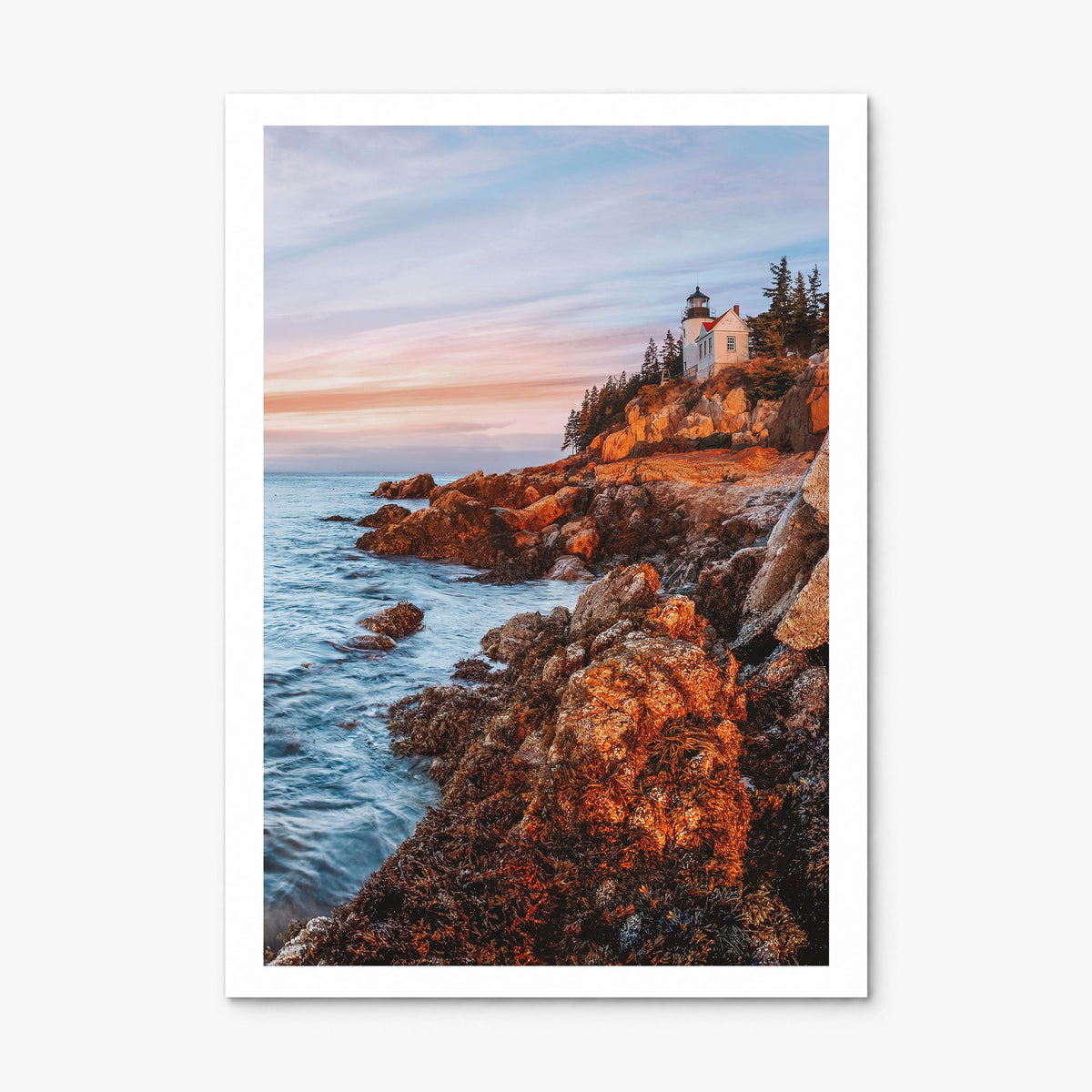 New England Photo Poster, print only (unframed), white border