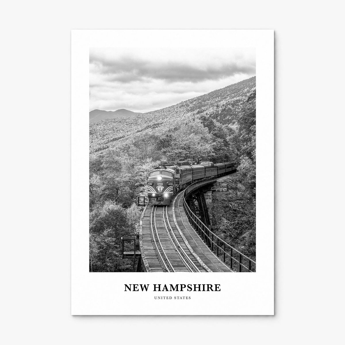 New Hampshire Classic Poster, print only (unframed)