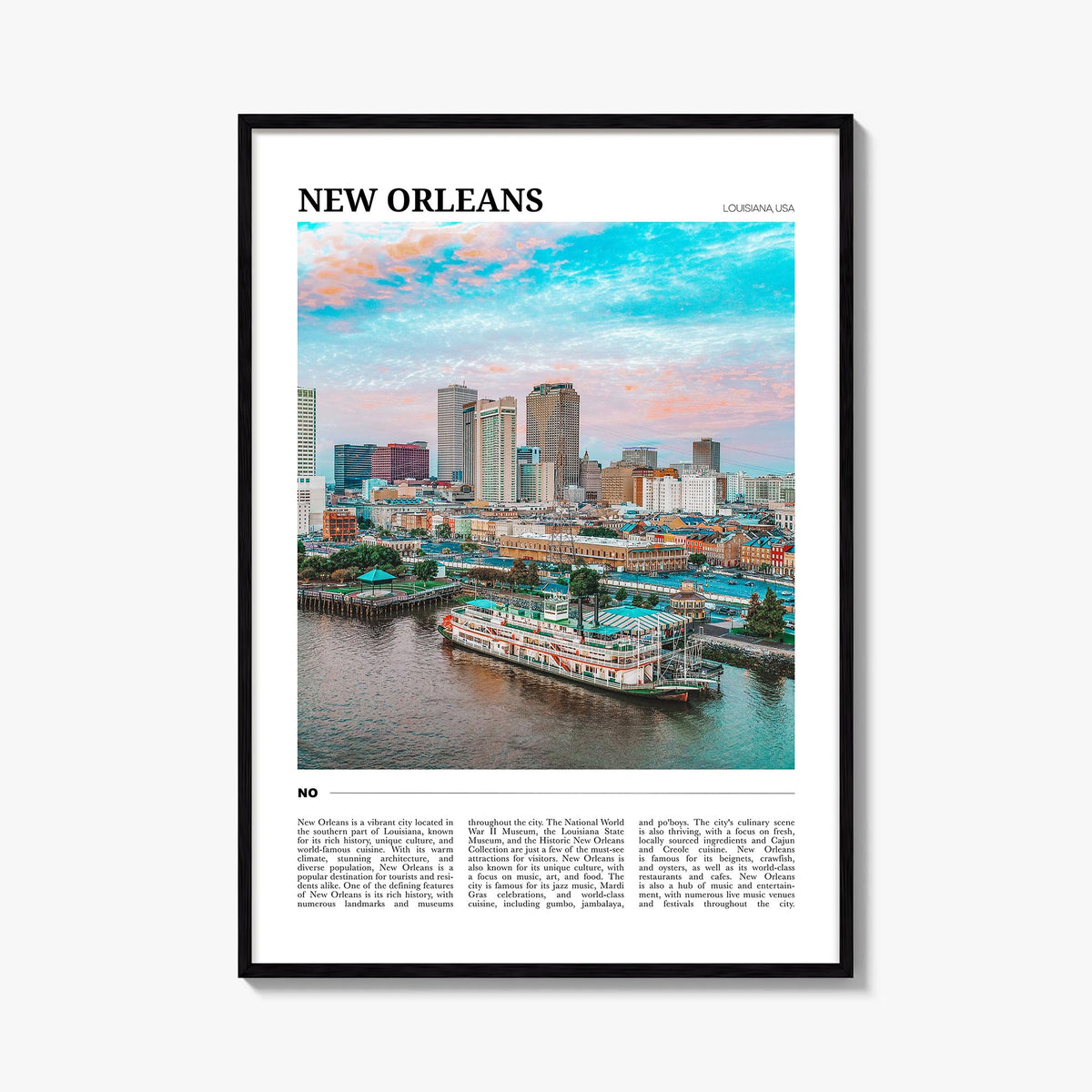 New Orleans Travel Poster