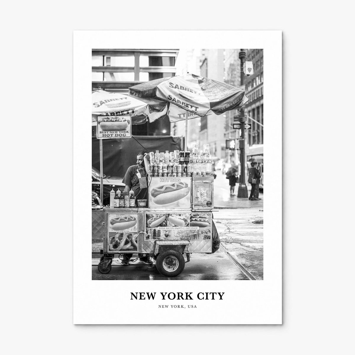 New York City Classic No 7 Poster, print only (unframed)