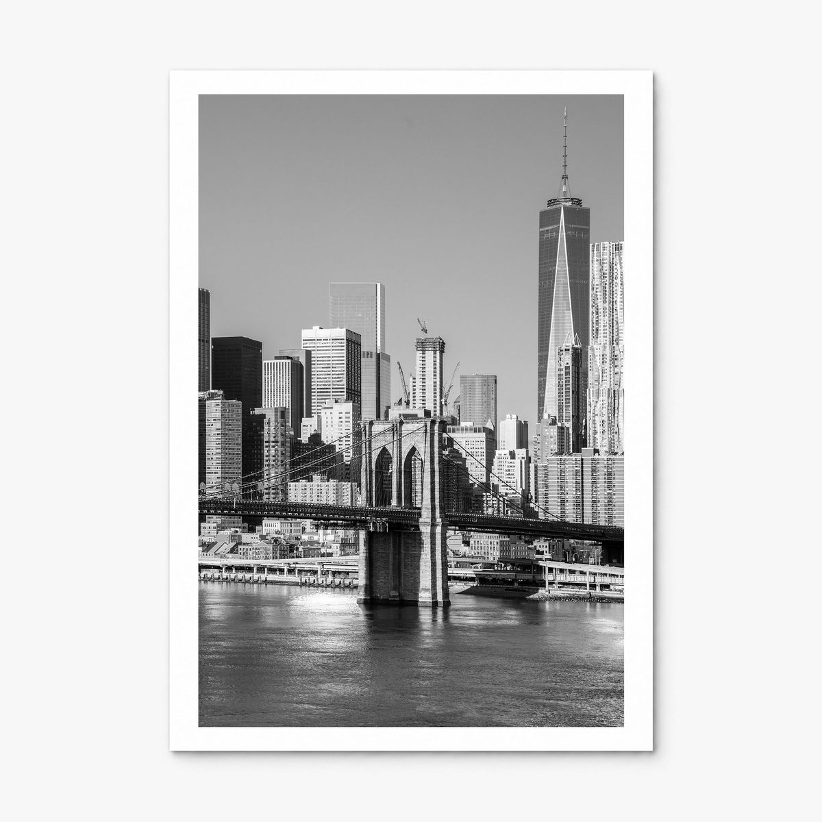 New York (State) Photo Poster, print only (unframed), white border