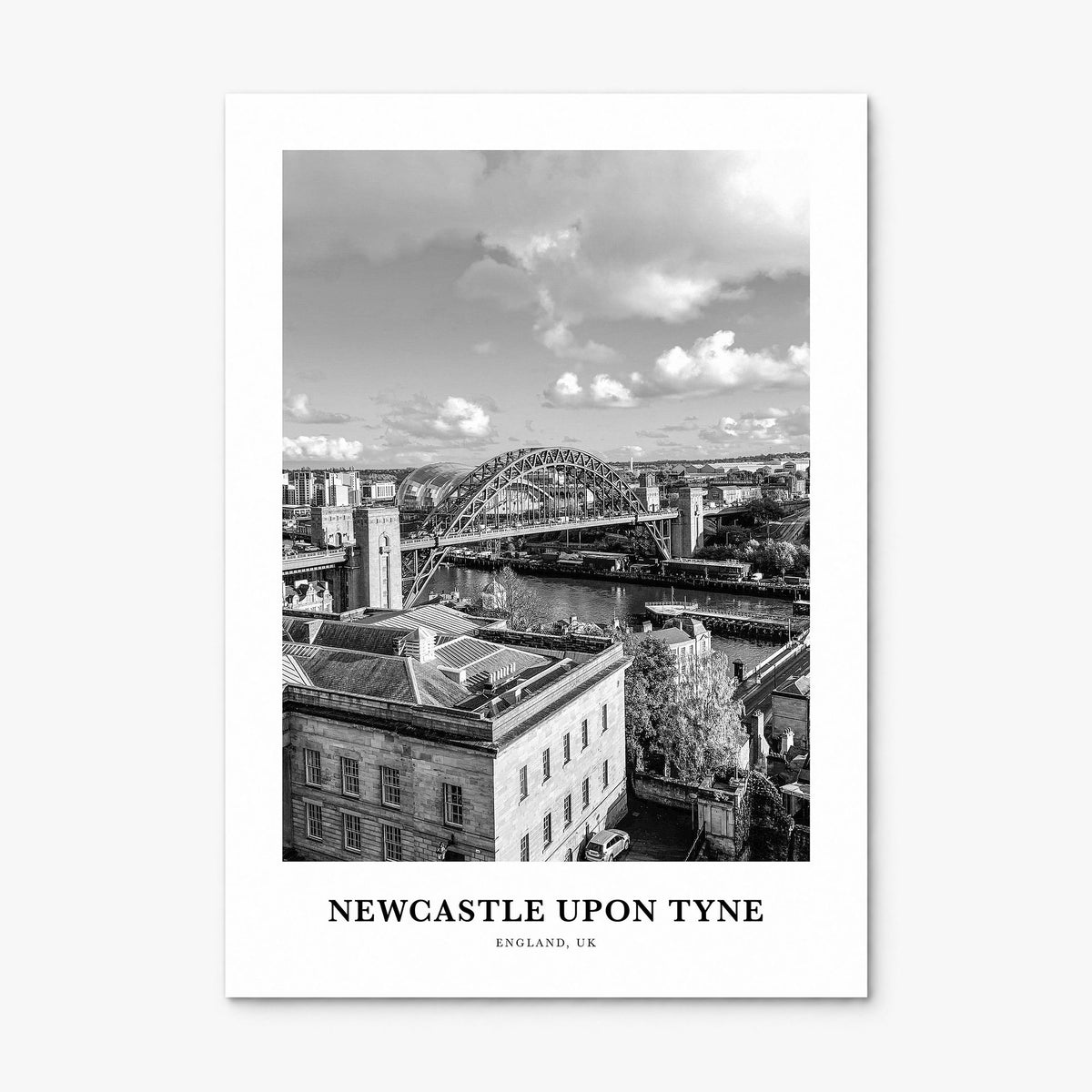 Newcastle upon Tyne Classic Poster, print only (unframed)