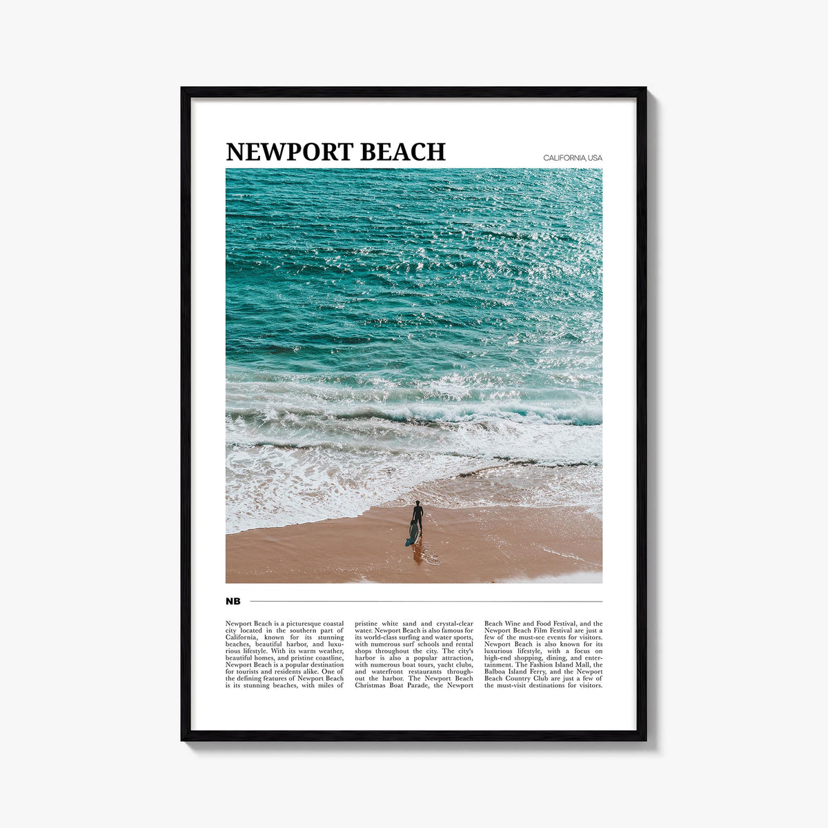 Newport Beach Travel Poster