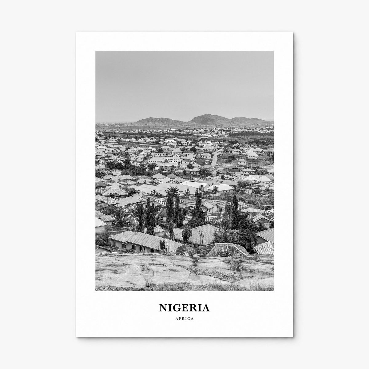 Nigeria Classic No 1 Poster, print only (unframed)
