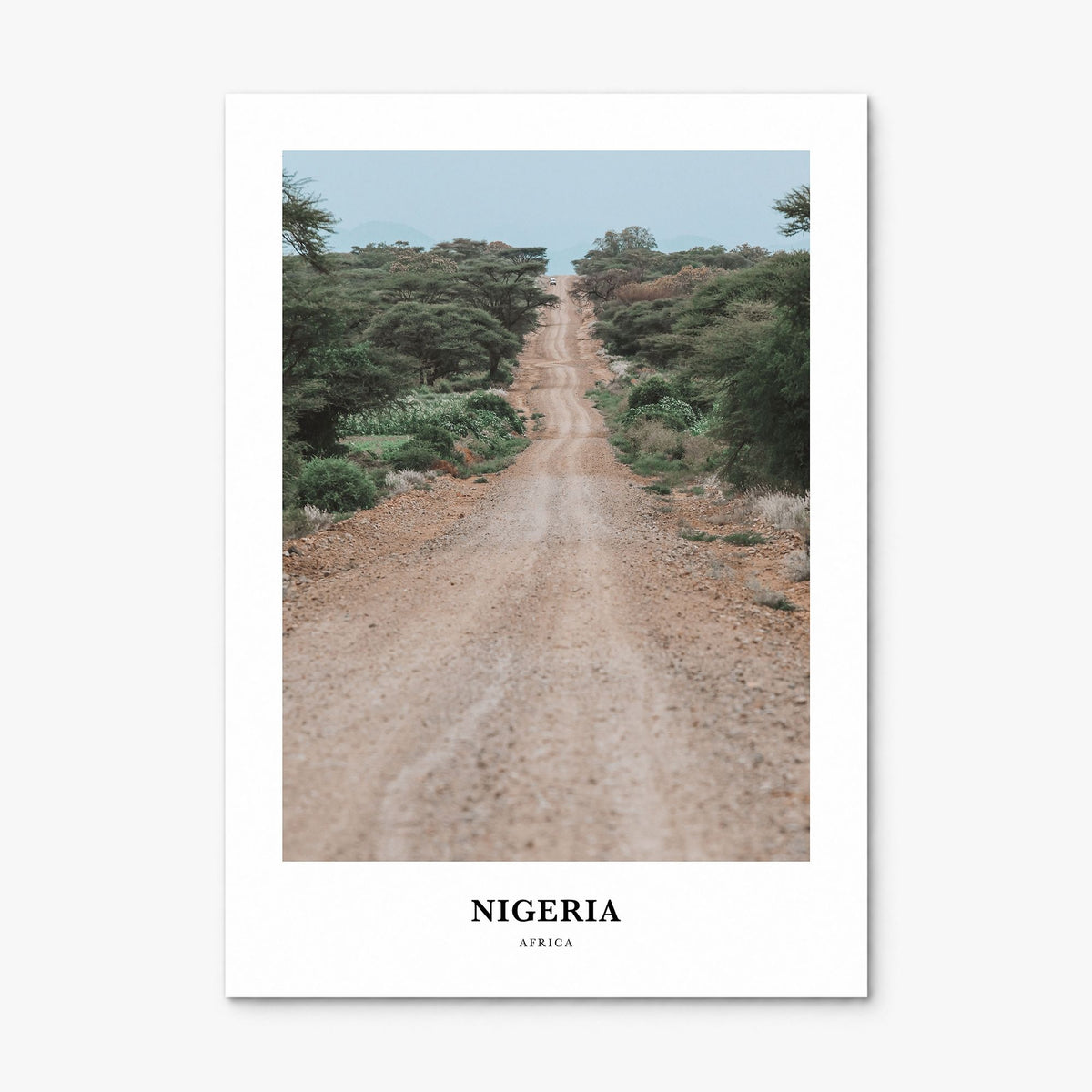 Nigeria Classic Poster, print only (unframed)
