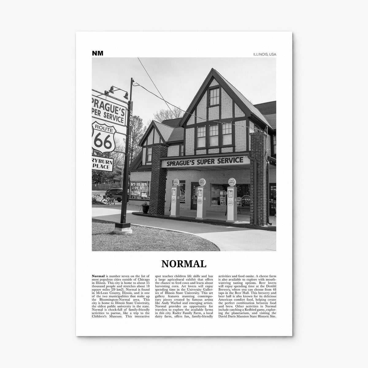 Normal Newspaper Poster, print only (unframed)
