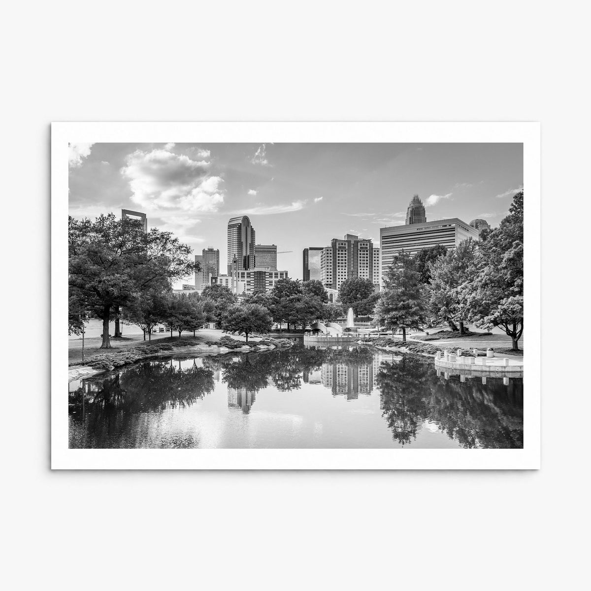 North Carolina Photo Poster, print only (unframed), white border