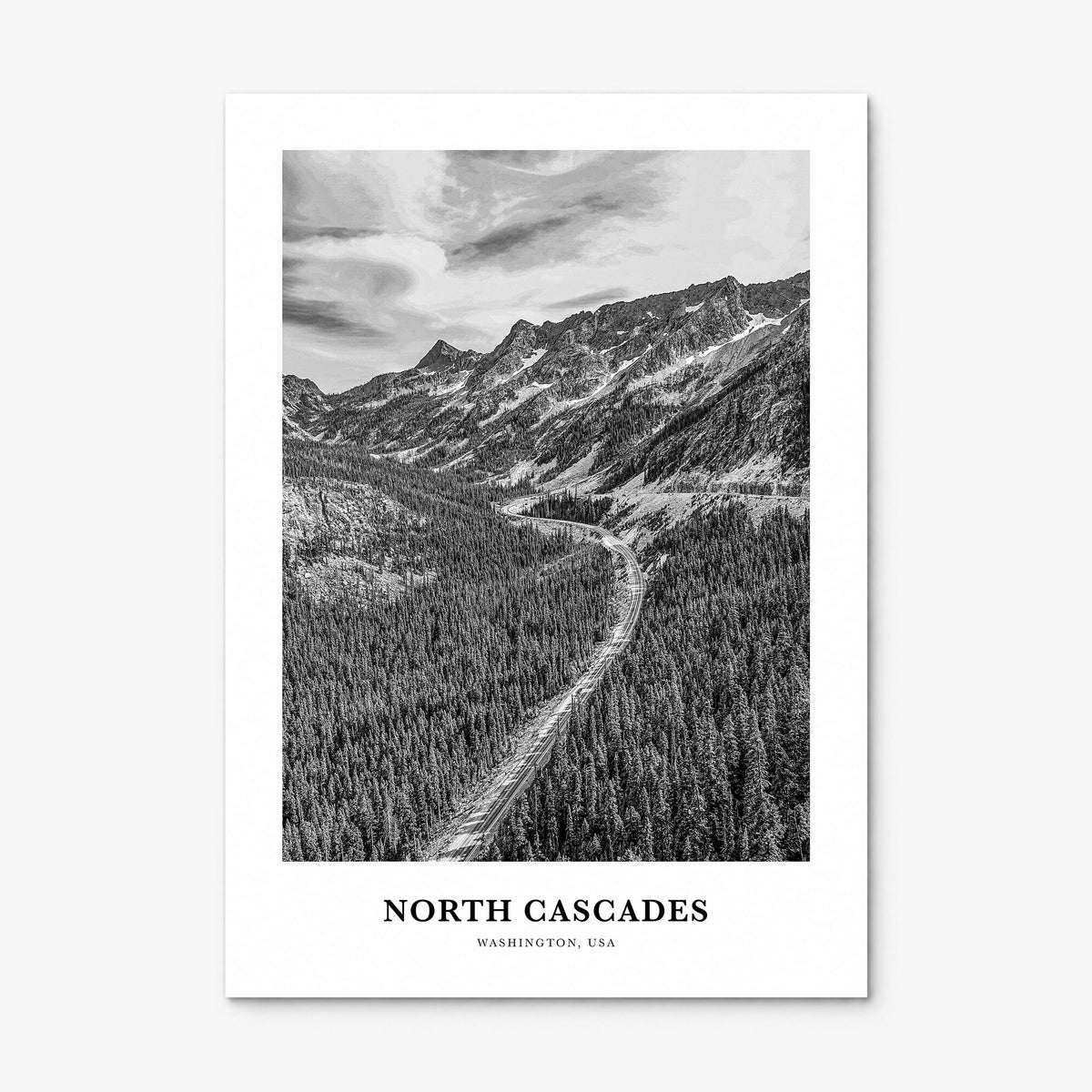 North Cascades National Park Classic Poster, print only (unframed)