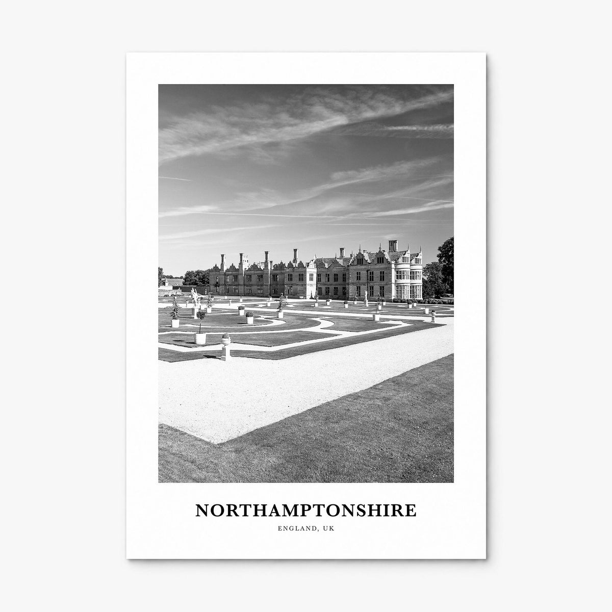 Northamptonshire Classic Poster, print only (unframed)