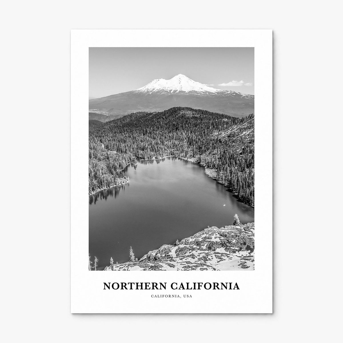 Northern California Classic Poster, print only (unframed)