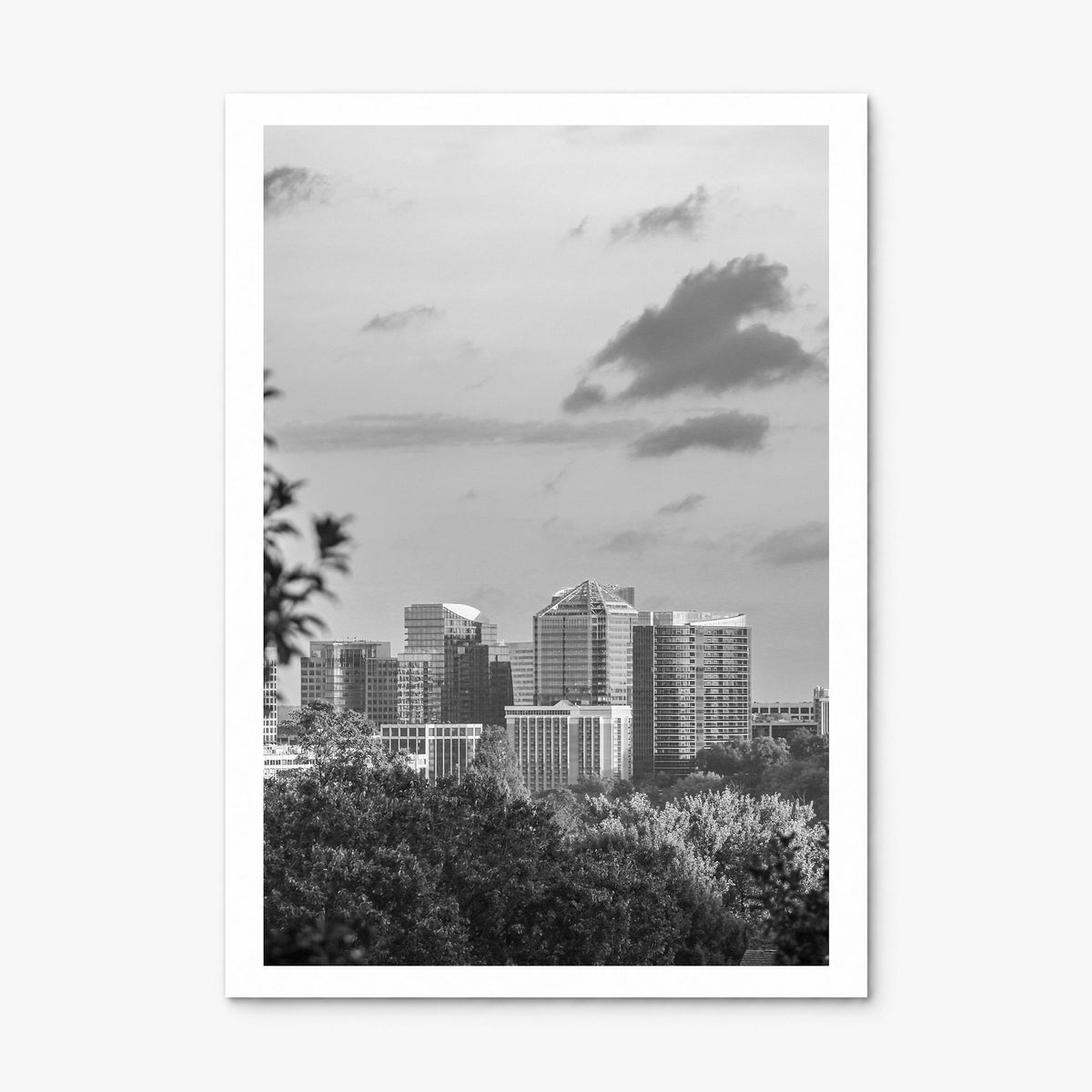 Northern Virginia Photo Poster, print only (unframed), white border