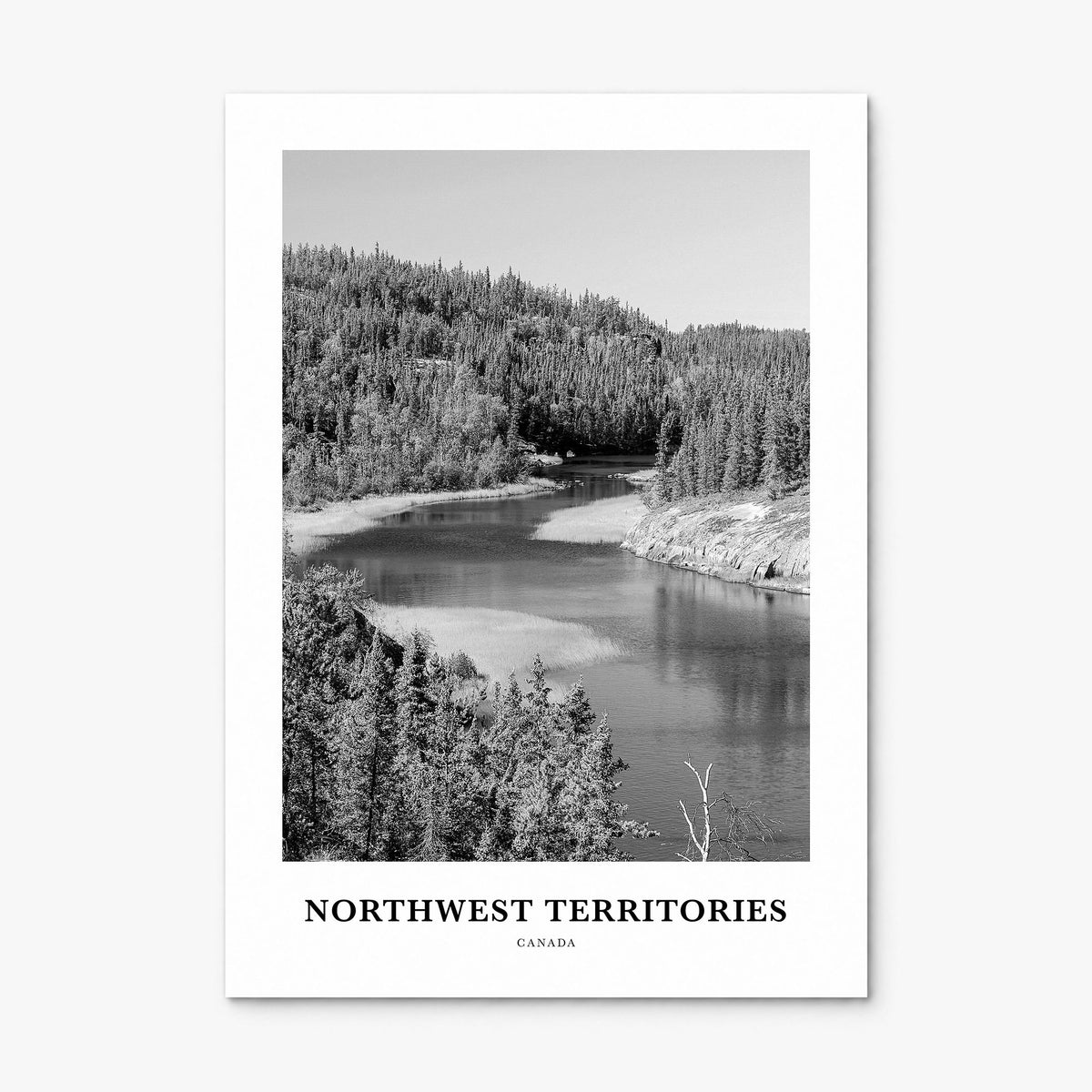 Northwest Territories Classic Poster, print only (unframed)