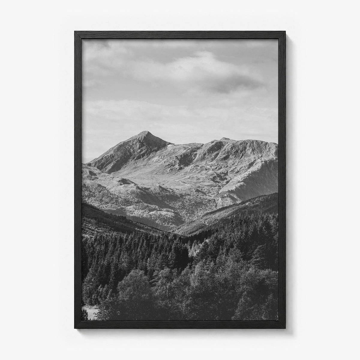 Norway Photo No 2 Poster in a black wood frame, full image (no border)