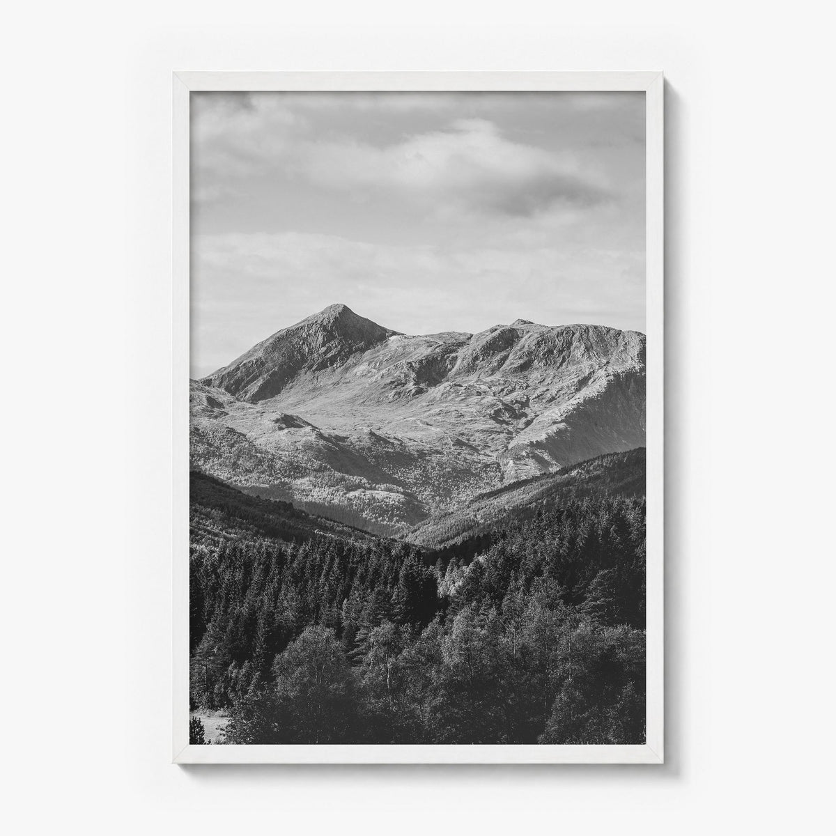 Norway Photo No 2 Poster in a white wood frame, full image (no border)