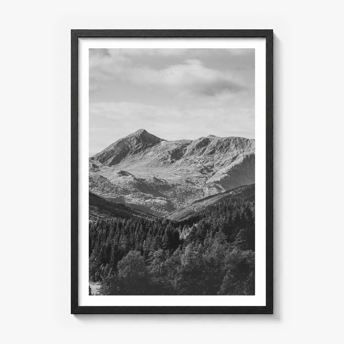 Norway Photo No 2 Poster in a black wood frame, white border