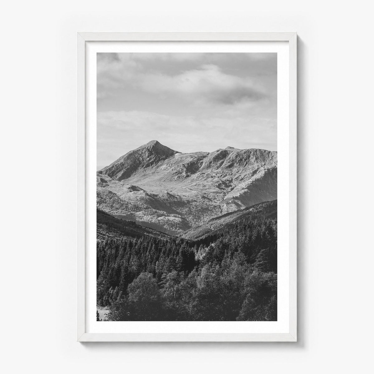 Norway Photo No 2 Poster in a white wood frame, white border