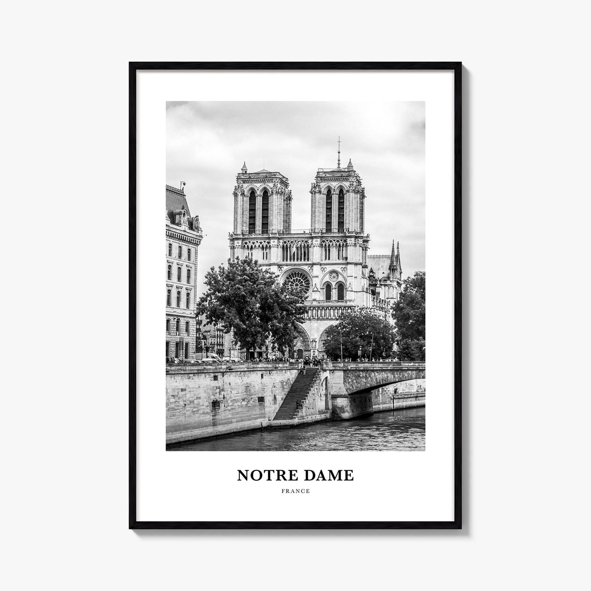 Notre Dame, France Classic Poster